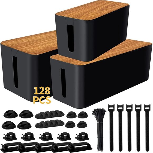 Cable Management Box Cable Management Kit for Power Strip to Hide WiresCord Org